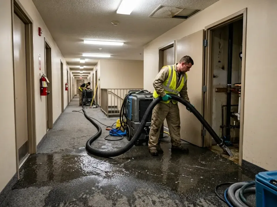 multi-unit-apartment-hallway-f-005 — frequently asked questions, Emergency Burst Pipe Water Extraction & Removal in Eastlake…